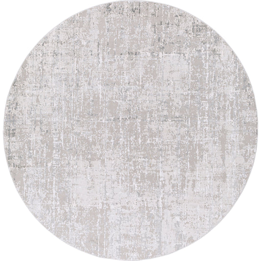 Aisha Rug - 23033 by Livabliss in light gray, gray, off-white. Made from 70% viscose, 30% polyester in a unique style.