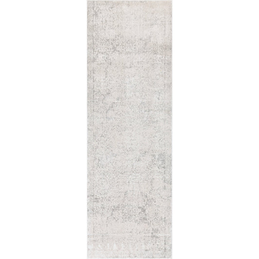 Aisha Rug - 23035 by Livabliss in light gray, off-white. Made from 70% viscose, 30% polyester in a unique style.