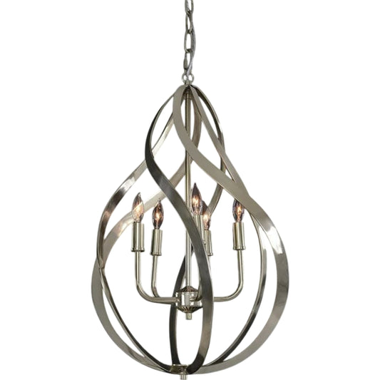 001 SR-865333 | Primary Silo | Ribbons Of Swirls Pendant by John-Richard in nickel and nickel. Made from nickel in a modern style.