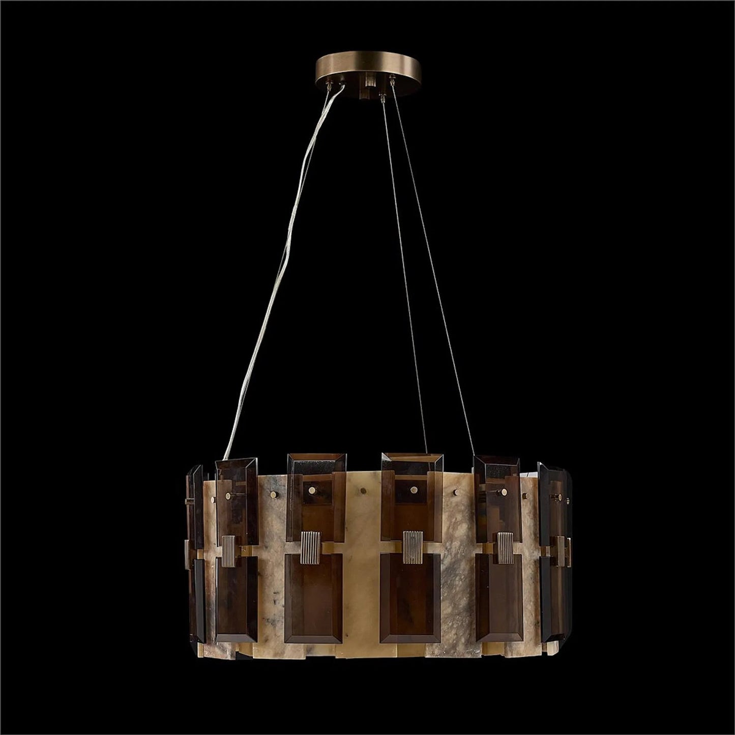 001 SI-2629613 | Unknown | Tamboril Thirteen-Light Chandelier by John-Richard. Made from unique in a unique style.