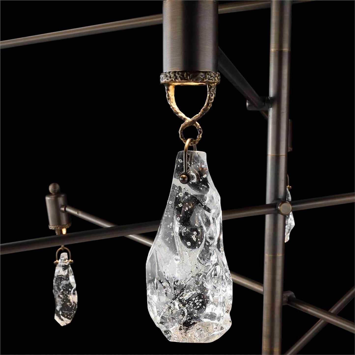 001 SI-2629119 | Unknown | Barcelona Ten-Light Chandelier by John-Richard. Made from unique in a unique style.