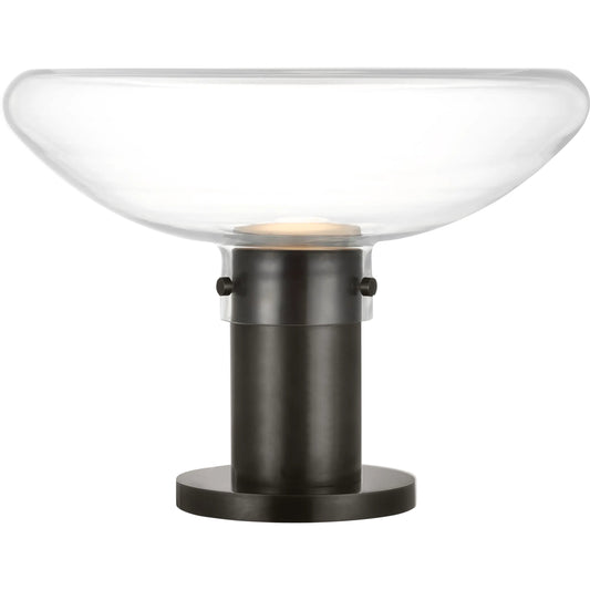 Morgan 16" Table Lamp by Visual Comfort & Co.. Made from brass in a modern style.