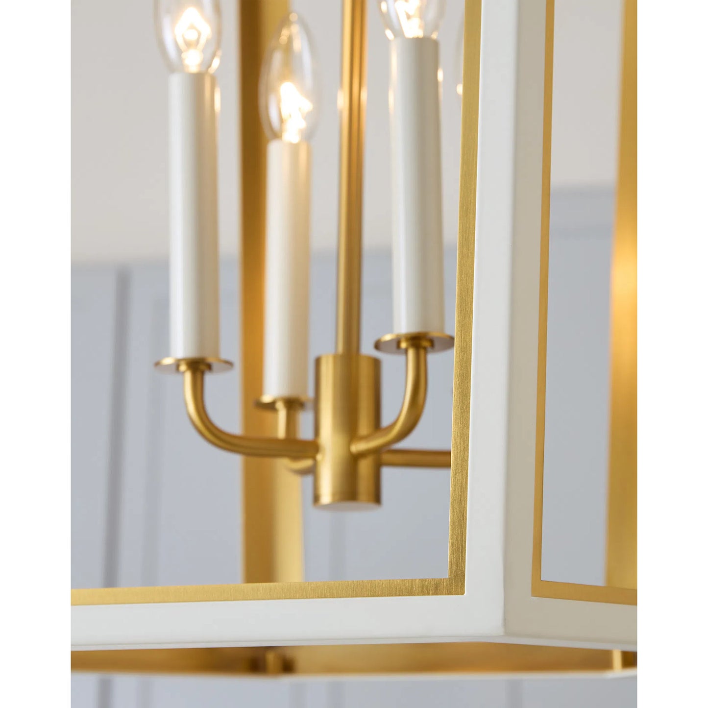 008 SI-2233725 | Closeup | Curt Medium Lantern by Visual Comfort & Co.. Made from steel in a modern style.