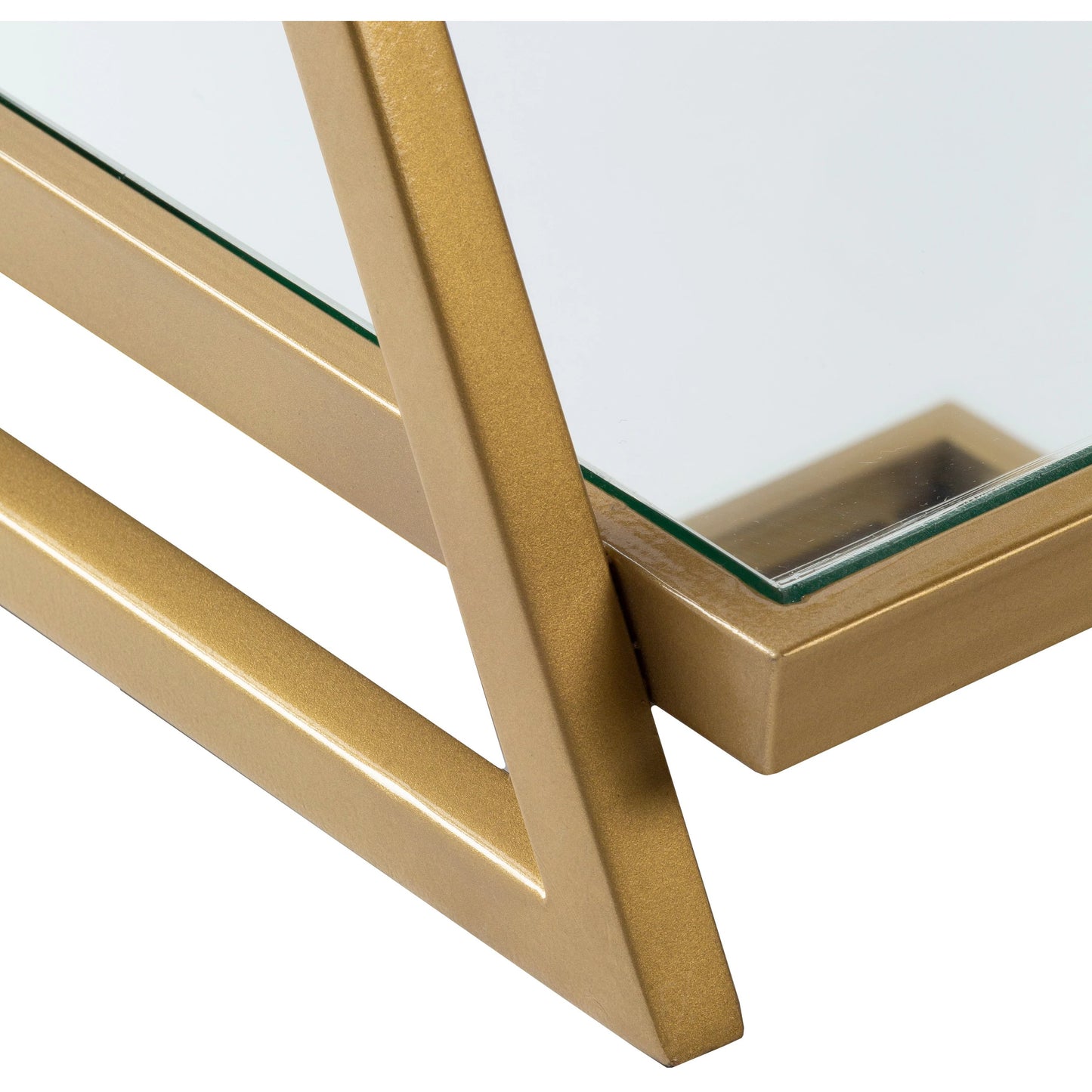 005 SI-1914098 | Additional Silo | Aliya - 24736 by Livabliss in gold and powder coatedmirrortranslucent. Made from top: glass, base: metal in a modern style.