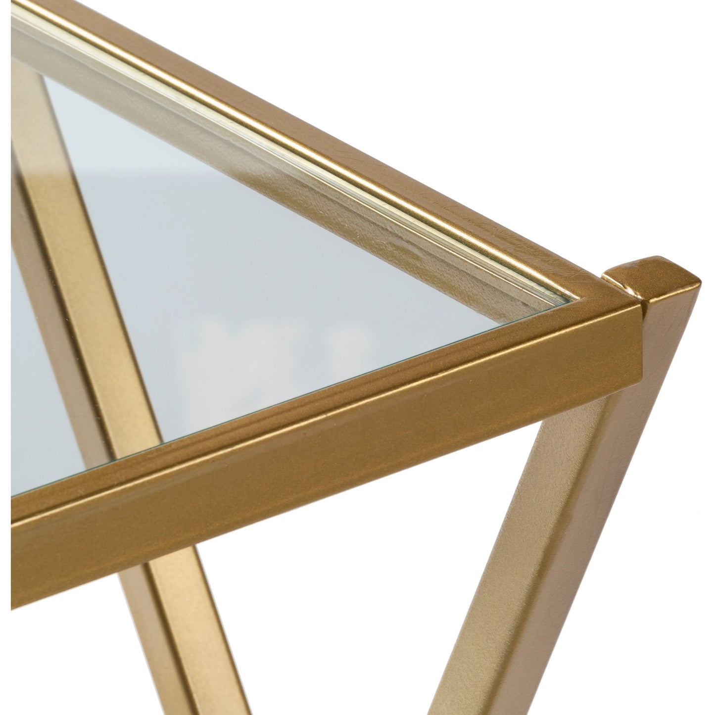 007 SI-1914098 | Additional Silo | Aliya - 24736 by Livabliss in gold and powder coatedmirrortranslucent. Made from top: glass, base: metal in a modern style.