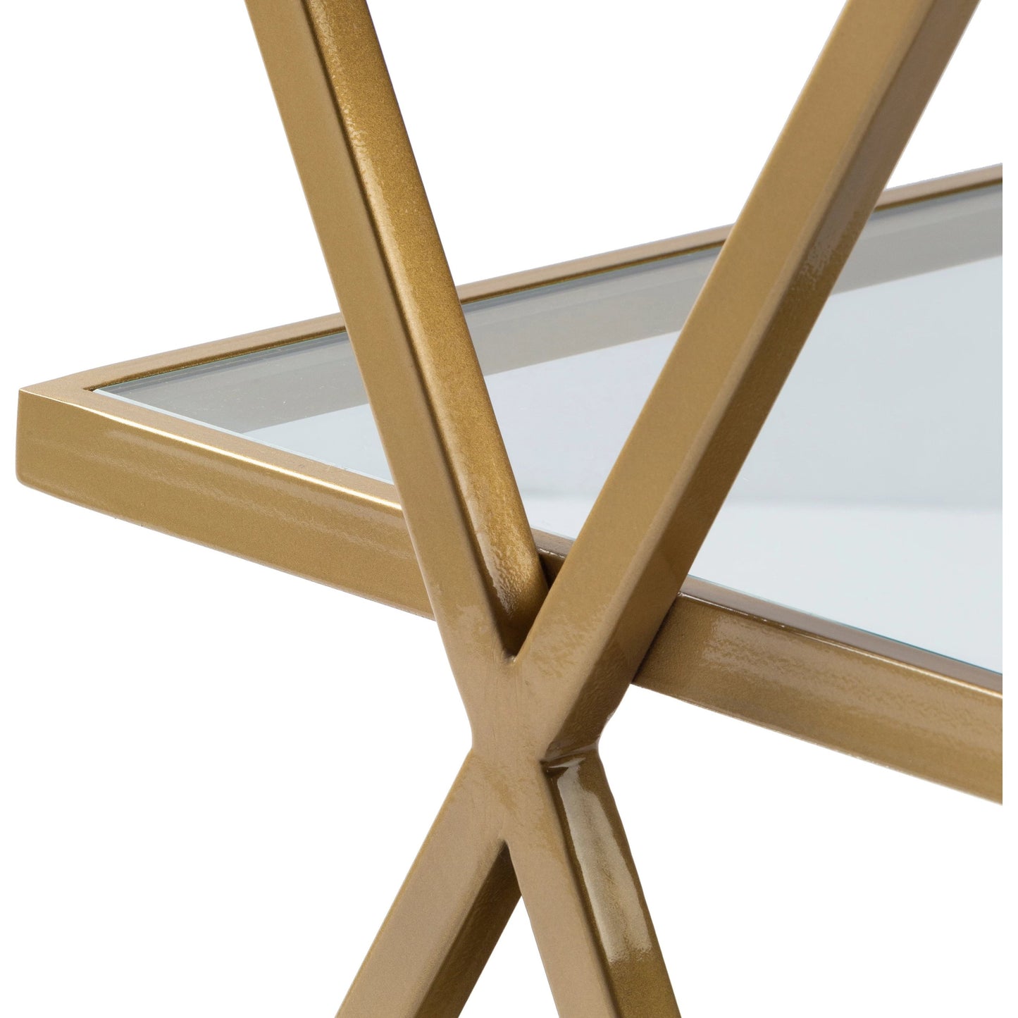 009 SI-1914098 | Additional Silo | Aliya - 24736 by Livabliss in gold and powder coatedmirrortranslucent. Made from top: glass, base: metal in a modern style.