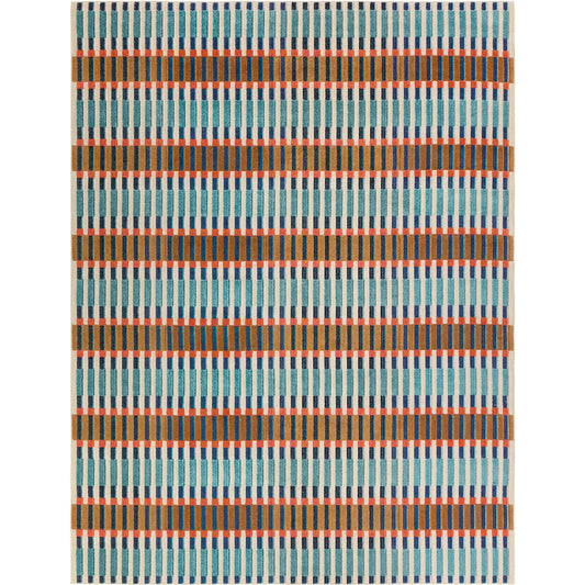 001 SI-2354118,SI-2354119,SI-2354120,SI-2354121,SI-2354122,SI-2354123,SI-2354124,SI-2385873 | Primary Silo | Alina ALI03 Rug by Jaipur Living in blue, orange, beige. Made from 100% polypropylene in a unique style.