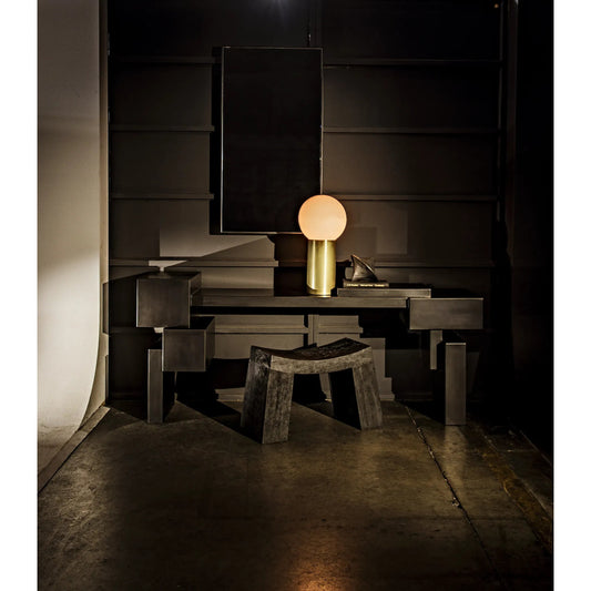 Simone Object (Set of 2) by Noir in black marble. Made from marble in a modern style.