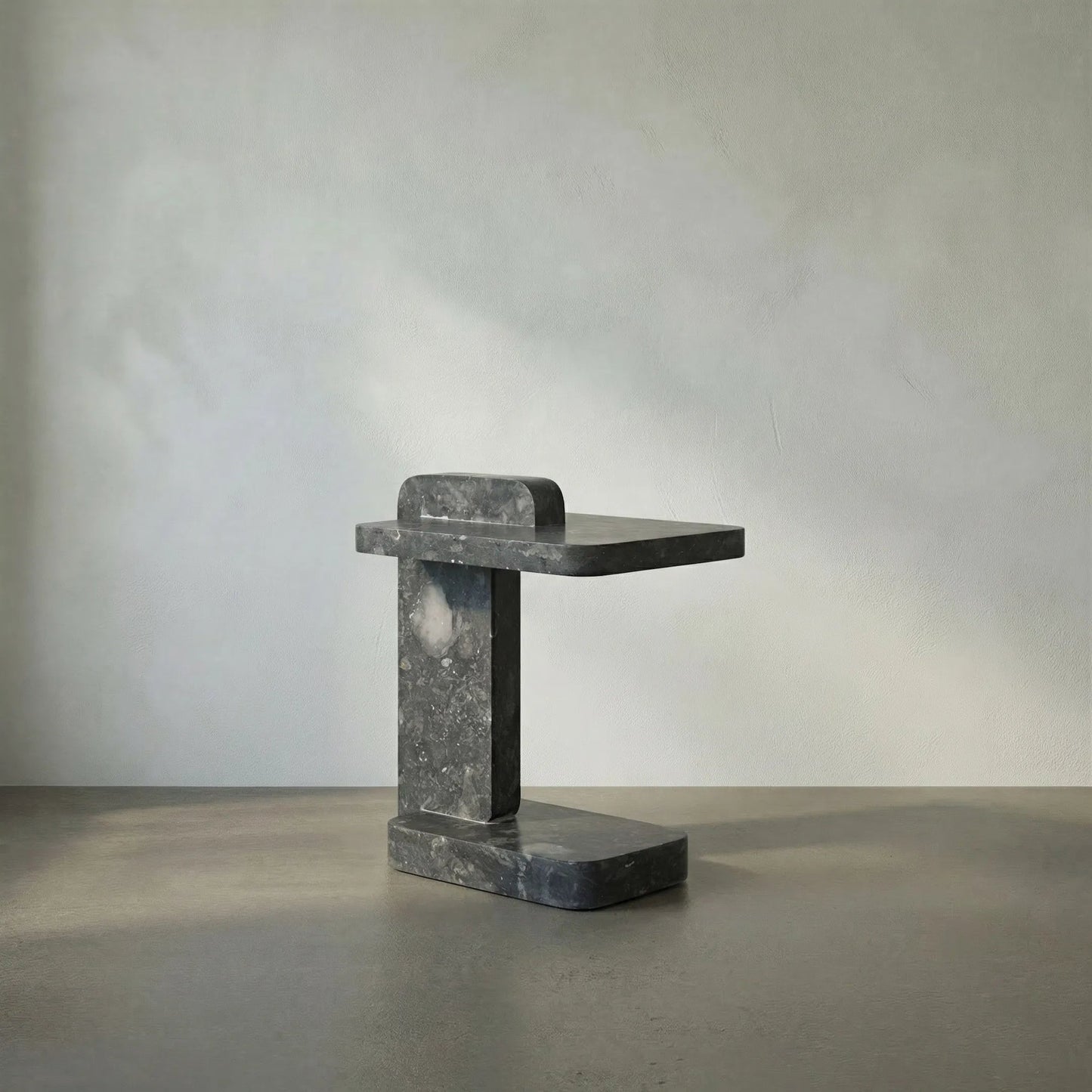 020 SI-1785677 | Lifestyle | North Side Table by Noir in black marble. Made from marble in a transitional style.