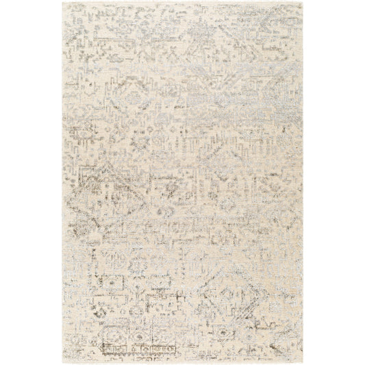 001 SI-1915926,SI-1915927 | Primary Silo | Amina AMA-2301 Rug by Surya in beige, ivory. Made from main: 65% wool, main: 35% viscose in a unique style.