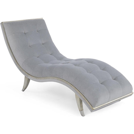 001 SI-1903311 | Primary Silo | Hudson Chaise by John-Richard in pale grey. Made from unique in a transitional style.