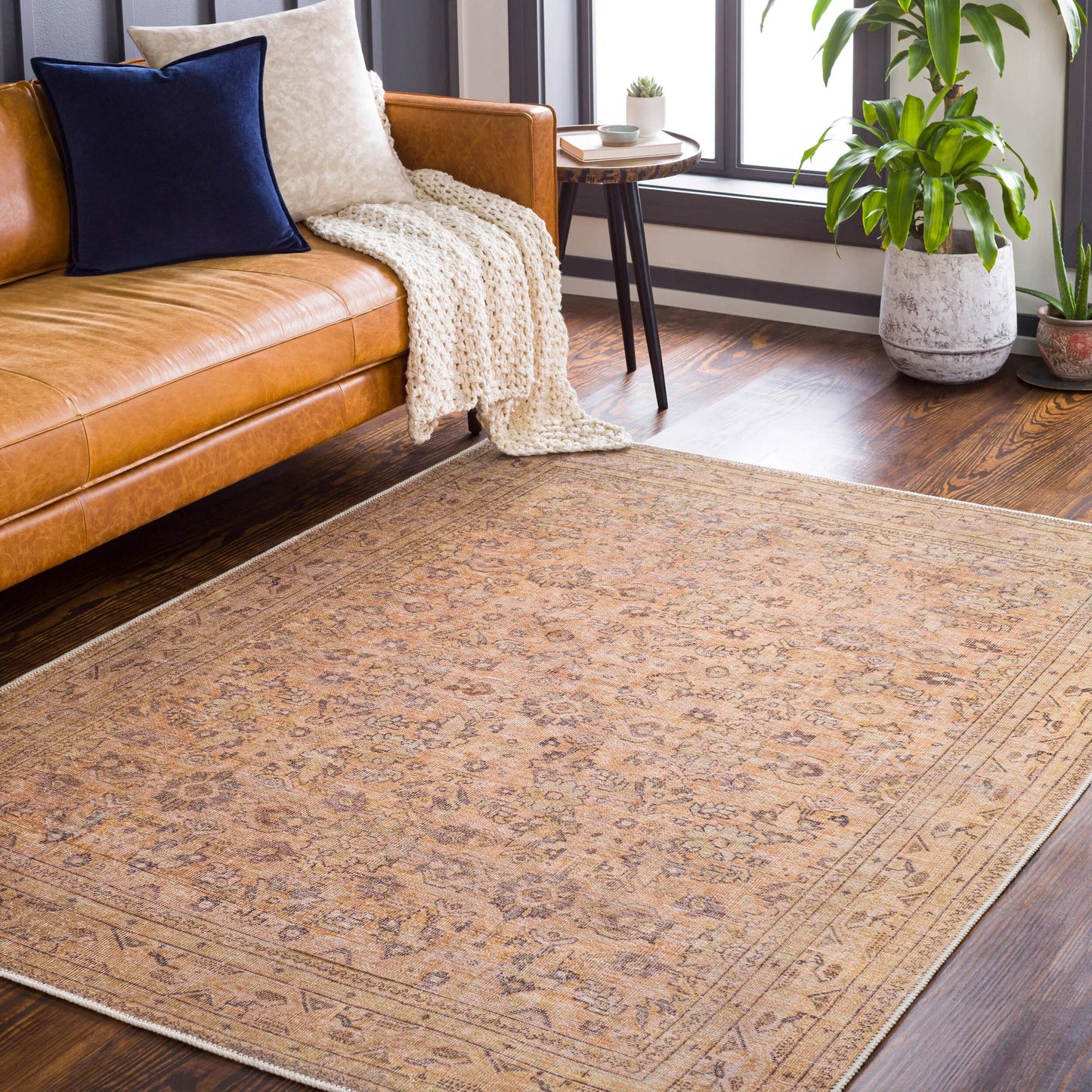 004 SI-2529524 | Lifestyle | Amelie AML-2338 Rug by Livabliss in brown, mustard, olive, light beige, black. Made from polyester in a unique style.