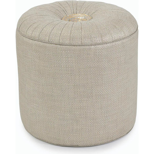 Rendino Small Ottoman by John-Richard in champagne. Made from unique in a transitional style.