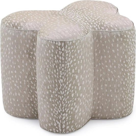 Mariposa Small Ottoman by John-Richard. Made from unique in a transitional style.