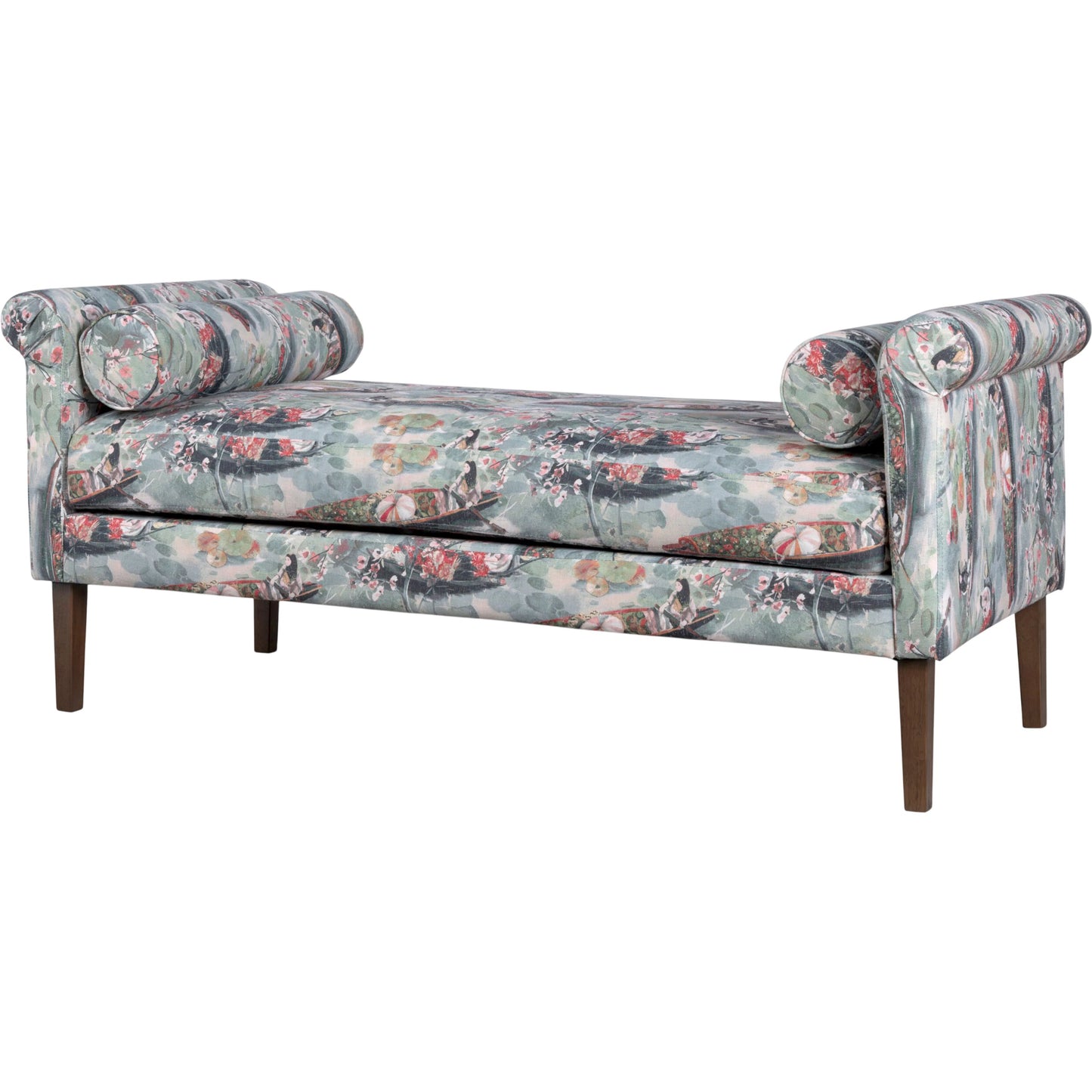 003 SI-2460713 | Primary Silo | Aneesa Bench by Surya in stained. Made from rubber wood in a eclectic & global style.