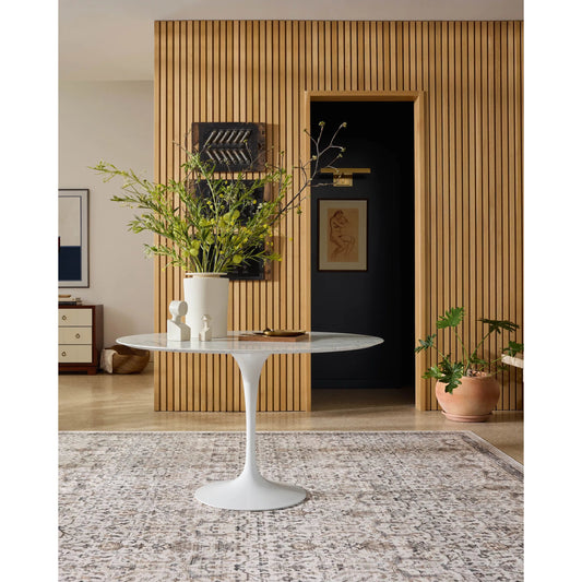 Anniston ANS-01 Rug by Loloi in ivory, stone. Made from 100% polyester face in a unique style.