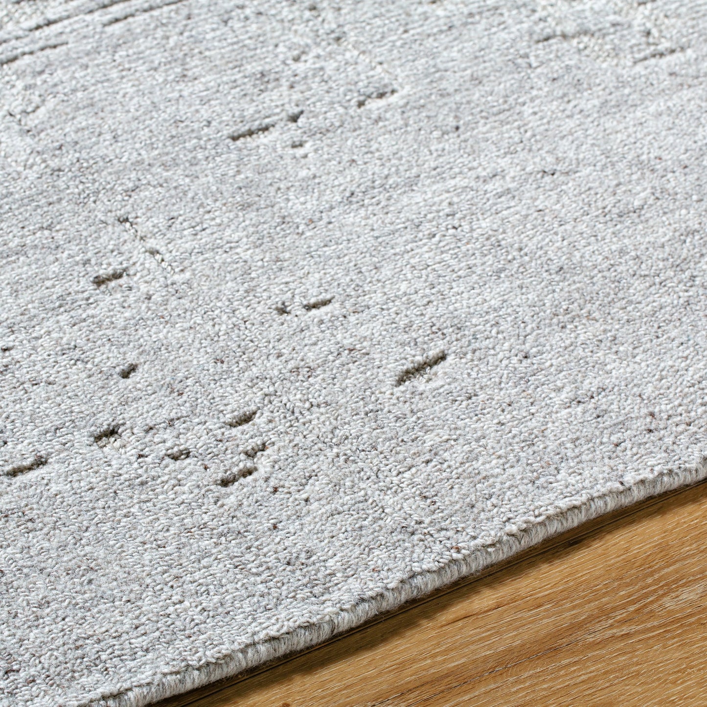 004 SI-2165585,SI-2165586,SI-2165587,SI-2165588,SI-2165589 | Closeup | Arbora Rug by Surya in slate, sterling grey, metallic - silver, light silver. Made from wool, rayon in a unique style.