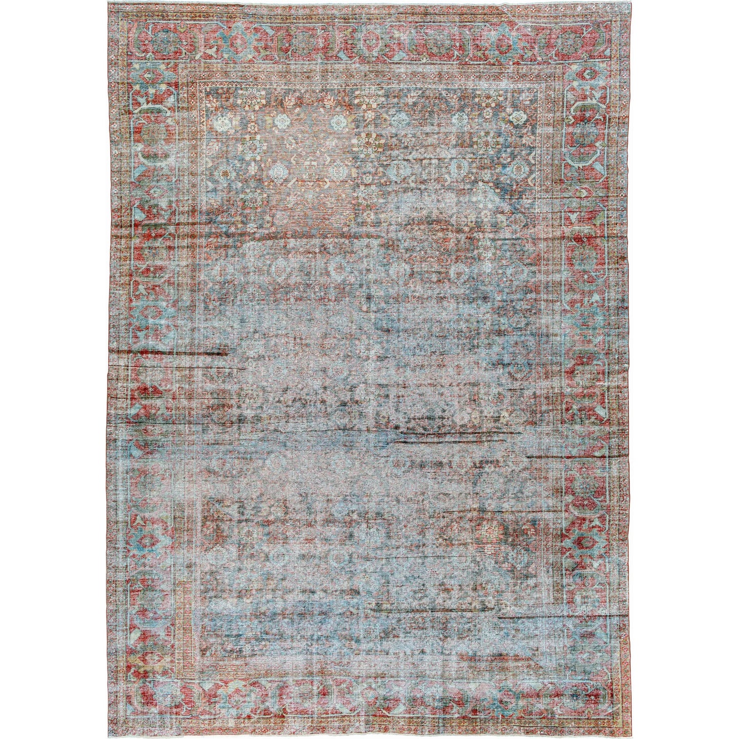 001 SI-2185617 | Primary Silo | Singular Rug - 482299 by Vivir x Surya in rust, aqua, slate blue, antique gold, charcoal. Made from wool, cotton in a unique style.