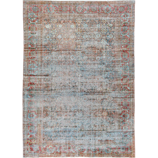 Singular Rug - 482299 by Vivir x Surya in rust, aqua, slate blue, antique gold, charcoal. Made from wool, cotton in a unique style.