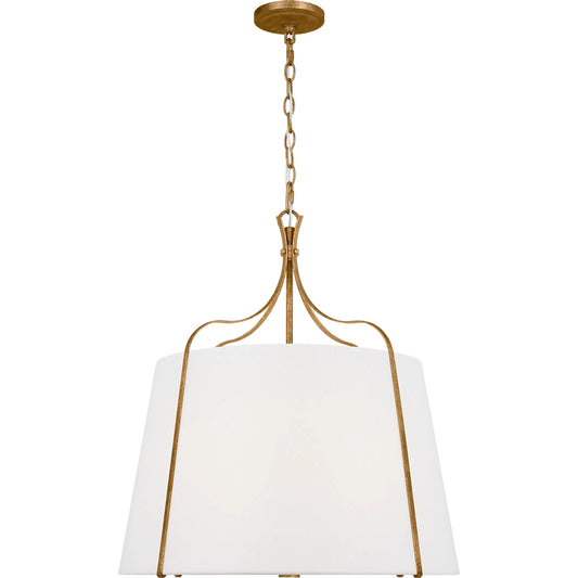 Leander Large Hanging Shade by Visual Comfort & Co.. Made from steel in a transitional style.