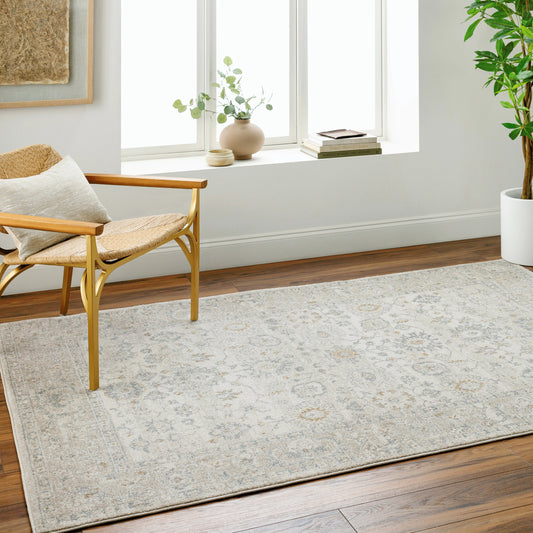 Alpharetta Rug - 494382 by Livabliss in cream, light beige, medium gray, amber. Made from face: 100% polypropylene, warp: 100% polyester in a unique style.