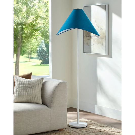Apuila Accent Floor Lamp by Surya. Made from iron, cotton, polyester in a unique style.