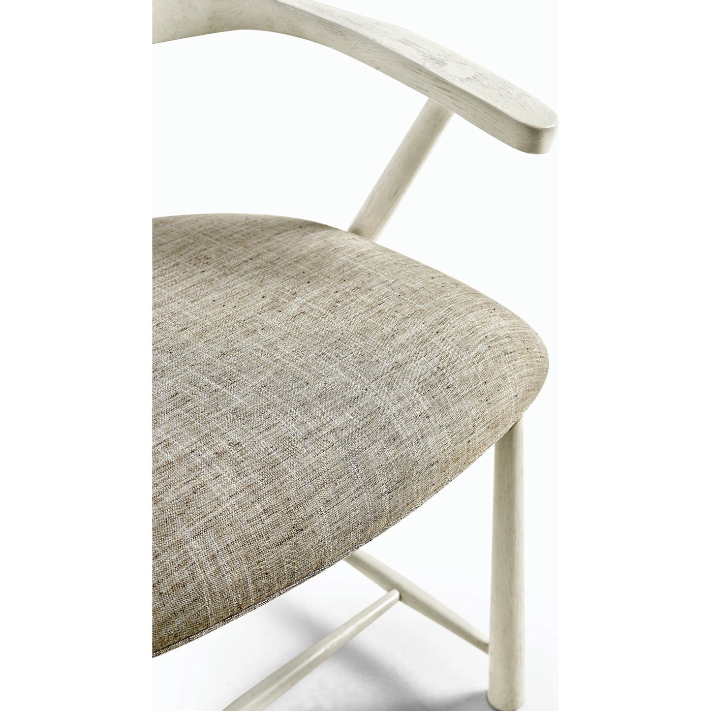 004 SI-2186364 | Closeup | Reimagined Transient Captains Chair by Jonathan Charles in country white oak. Made from oak in a modern style.