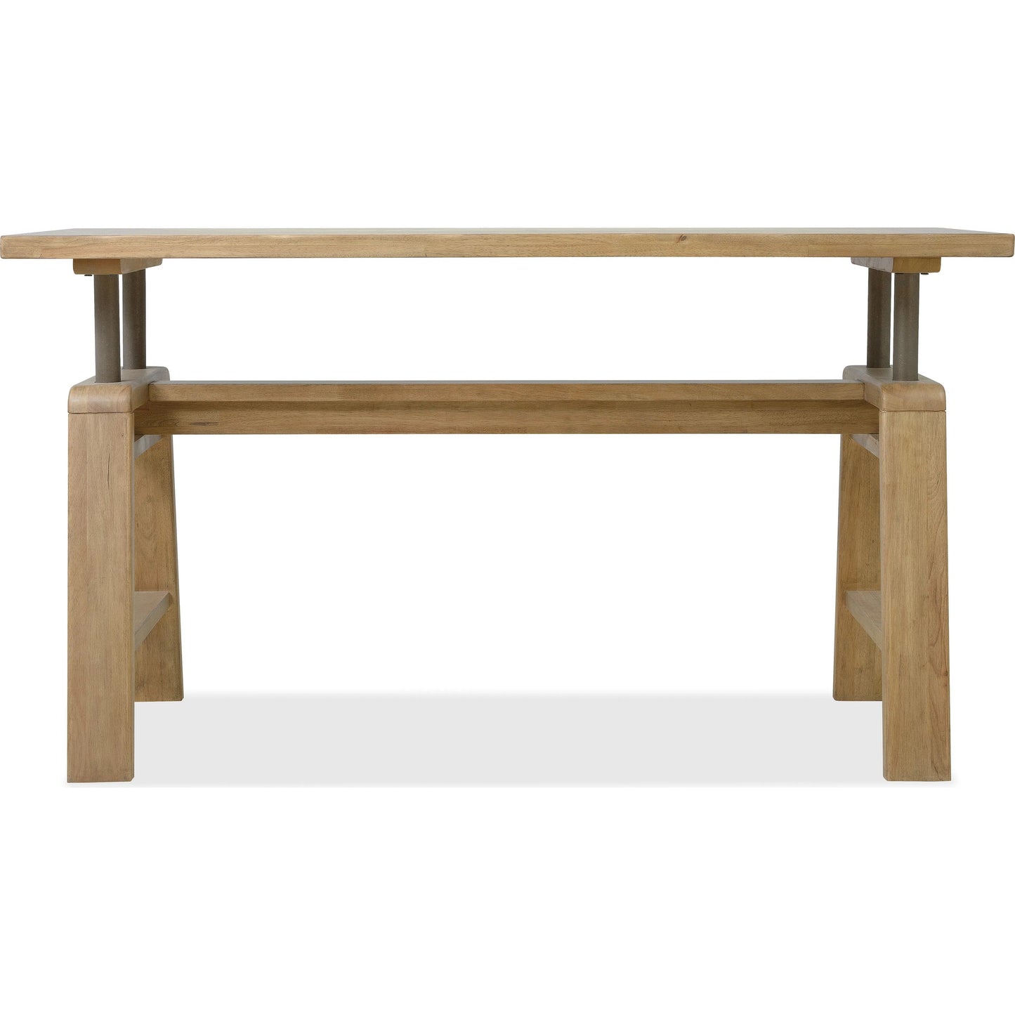 002 SI-2353901 | Additional Silo | Kalamazoo Table Desk by Hooker Furniture in medium wood and aged oak. Made from white oak veneers in a transitional style.