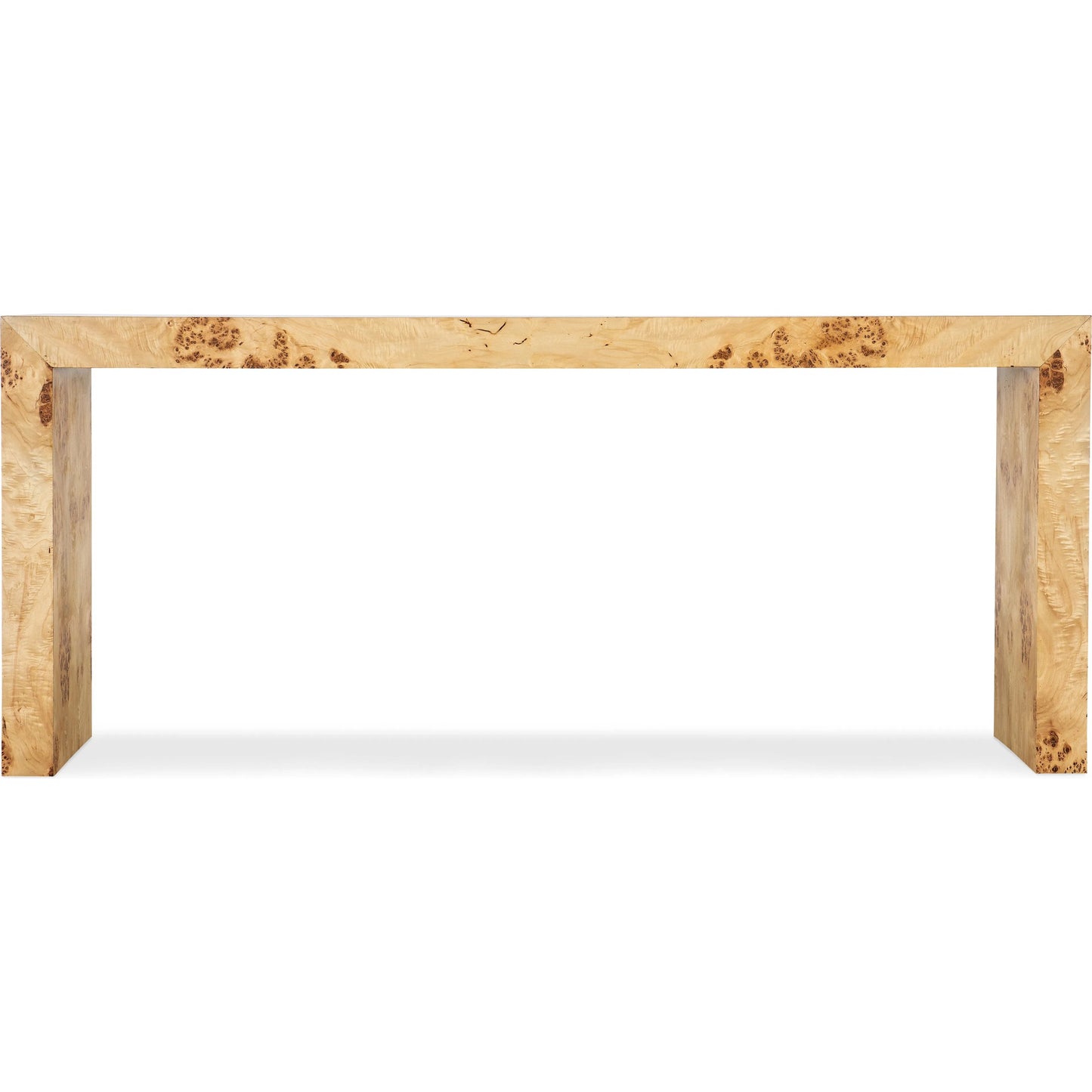 003 SI-2193355 | Additional Silo | Auberon Burl Console Table by Hooker Furniture in light natural burl. Made from unique in a unique style.