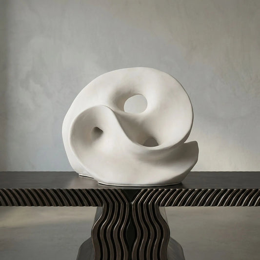 Traugott Sculpture by Noir in fiber cement. Made from fiber cement in a modern style.