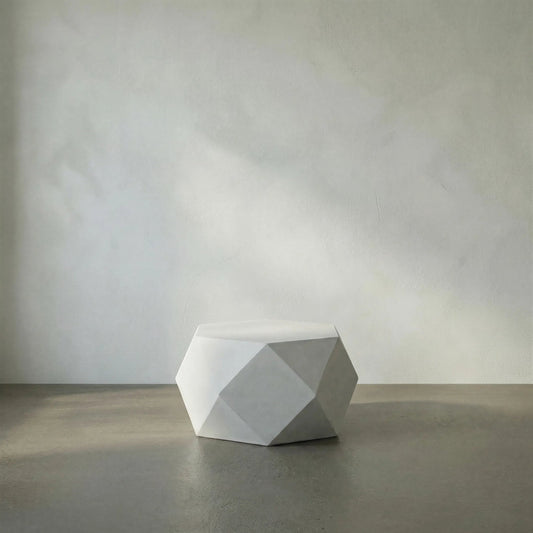 Scarpa Coffee/Side Table by Noir in natural. Made from fiber cement in a modern style.