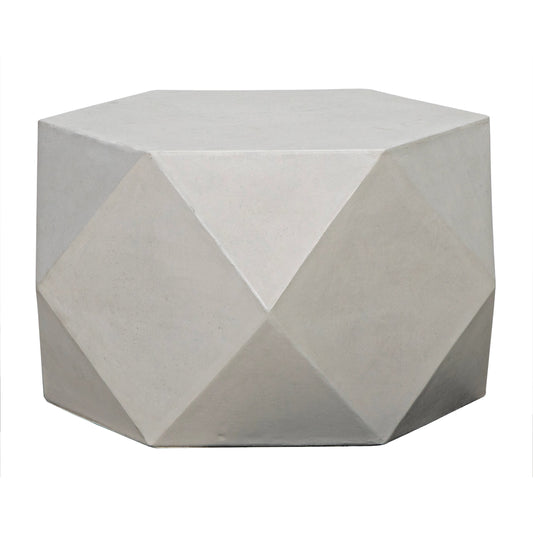 Scarpa Coffee/Side Table by Noir in natural. Made from fiber cement in a modern style.