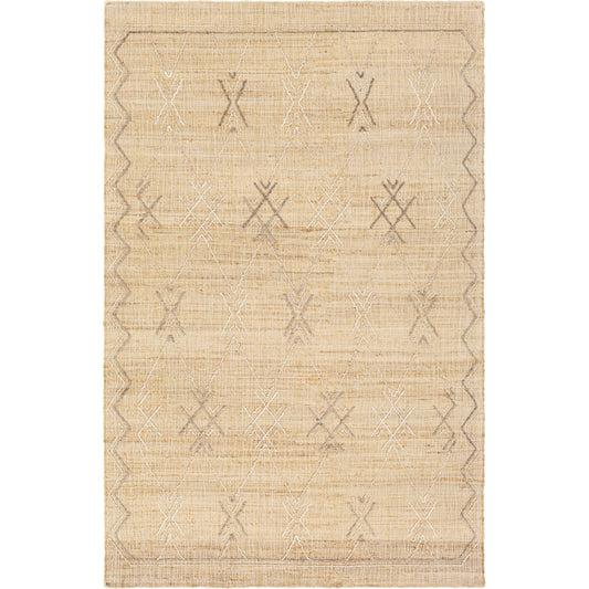 Arielle Rug - 24661 by Surya in beige, off-white, gray. Made from 65% jute, 20% wool, 15% polyester in a unique style.