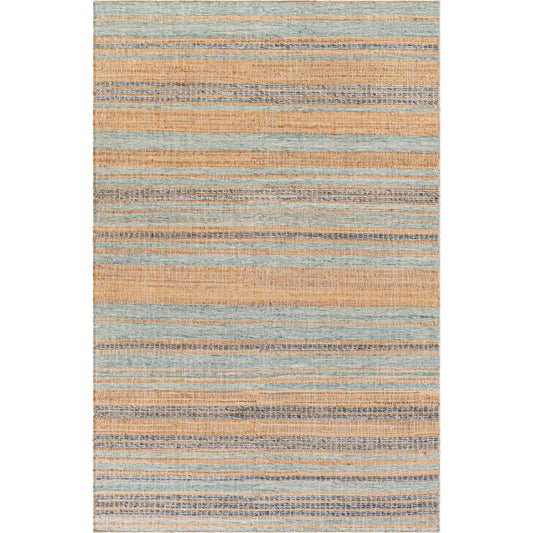 001 SI-1711906,SI-1711907,SI-1842733 | Primary Silo | Arielle Rug - 26079 by Surya in tan, ink blue, slate, seafoam, sage. Made from 55% wool, 45% jute in a unique style.