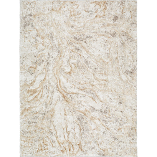 Andorra Plus ARP-2300 Rug by Livabliss in light gray, ivory, light brown, light beige, tan. Made from polypropylene, polyester in a unique style.