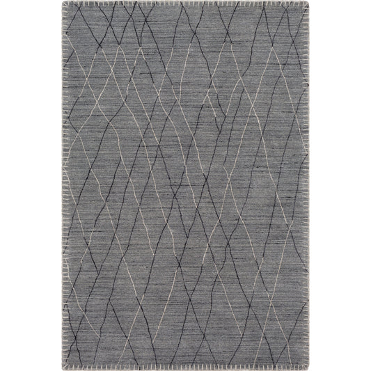 001 SI-1876586,SI-1876587,SI-1876588,SI-1876590 | Primary Silo | Arlequin Rug - 23661 by Surya in charcoal, medium gray, black. Made from unique in a unique style.