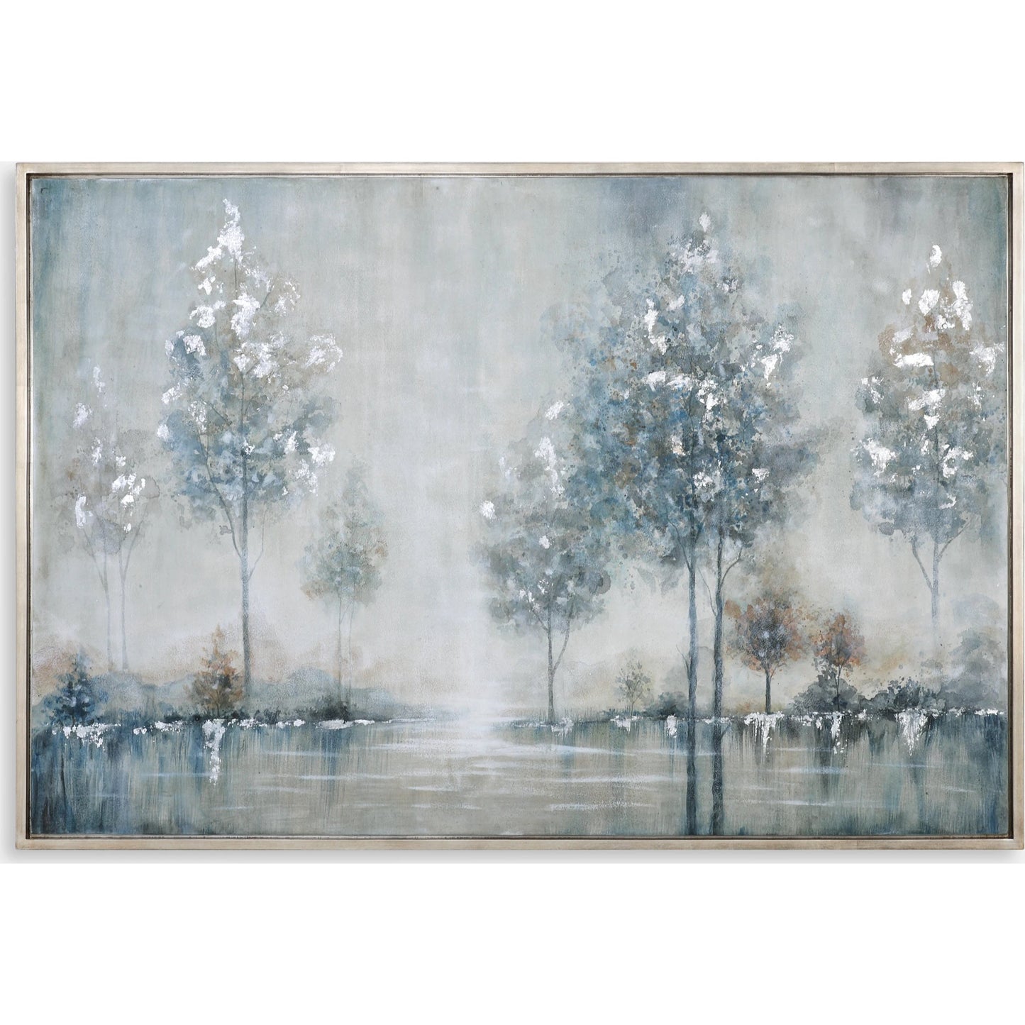 001 S-254074 | Primary Silo | Walk in the Meadow Landscape Art by Uttermost in multi. Made from pine, canvas, acrylic in a modern style.