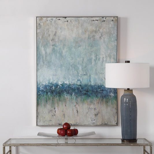 Tidal Wave Abstract Art by Uttermost in multi. Made from fir, canvas in a modern style.