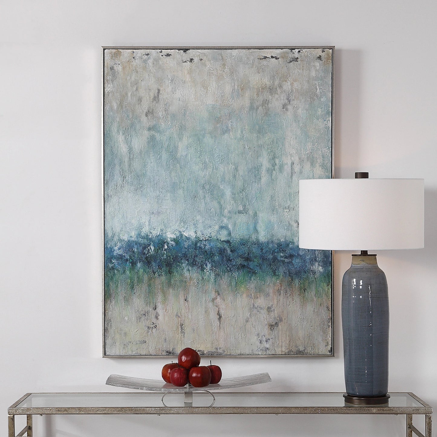 003 S-338826 | Lifestyle | Tidal Wave Abstract Art by Uttermost in multi. Made from fir, canvas in a modern style.