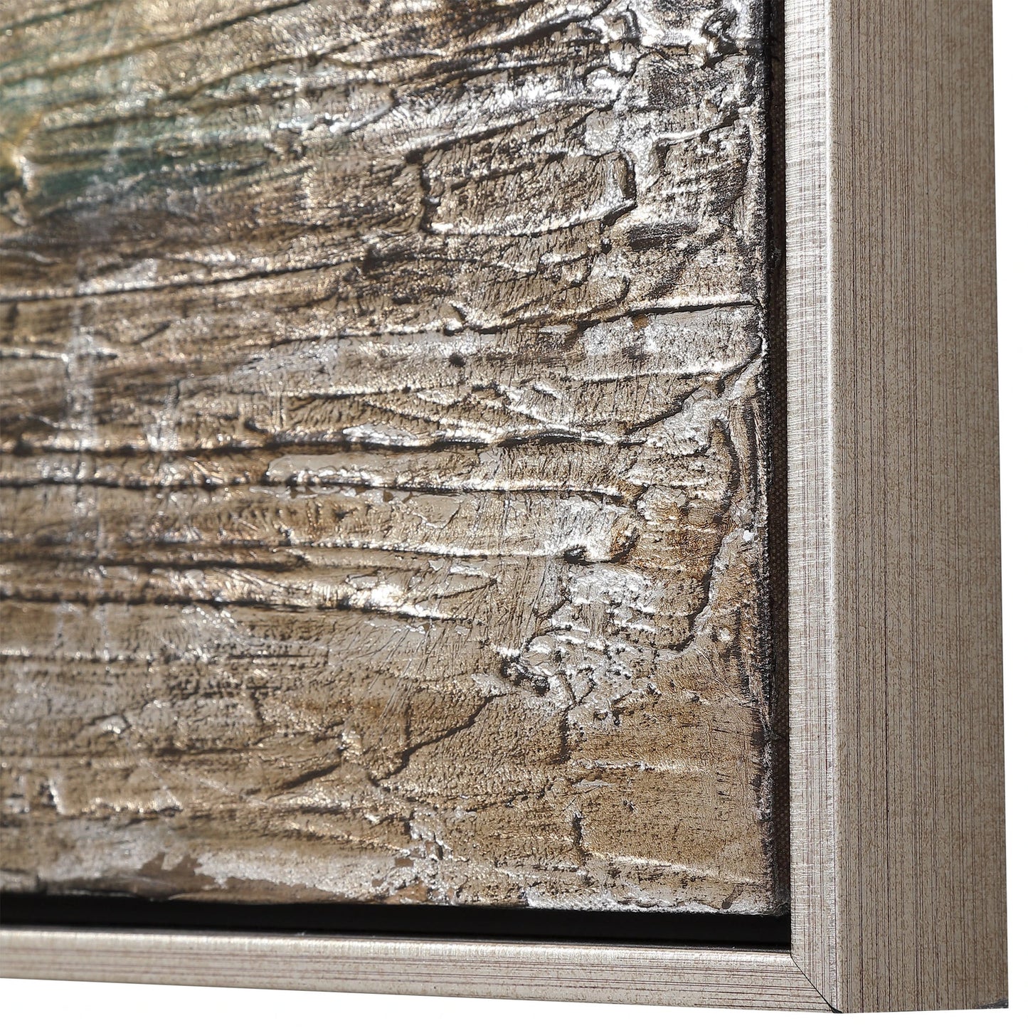 007 SR-824226 | Closeup | Desert Rain Hand Painted Abstract Art by Uttermost in multi. Made from fir wood, pu frame, canvas in a modern style.