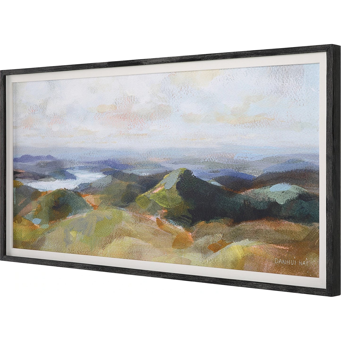 002 SI-2146882 | Primary Silo | Above the Lakes Framed Landscape Print by Uttermost. Made from pine, mdf, linen, paper in a modern style.