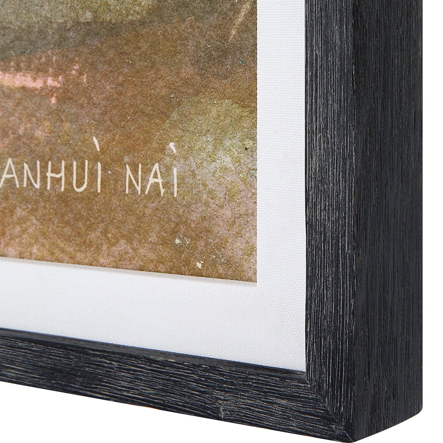004 SI-2146882 | Closeup | Above the Lakes Framed Landscape Print by Uttermost. Made from pine, mdf, linen, paper in a modern style.