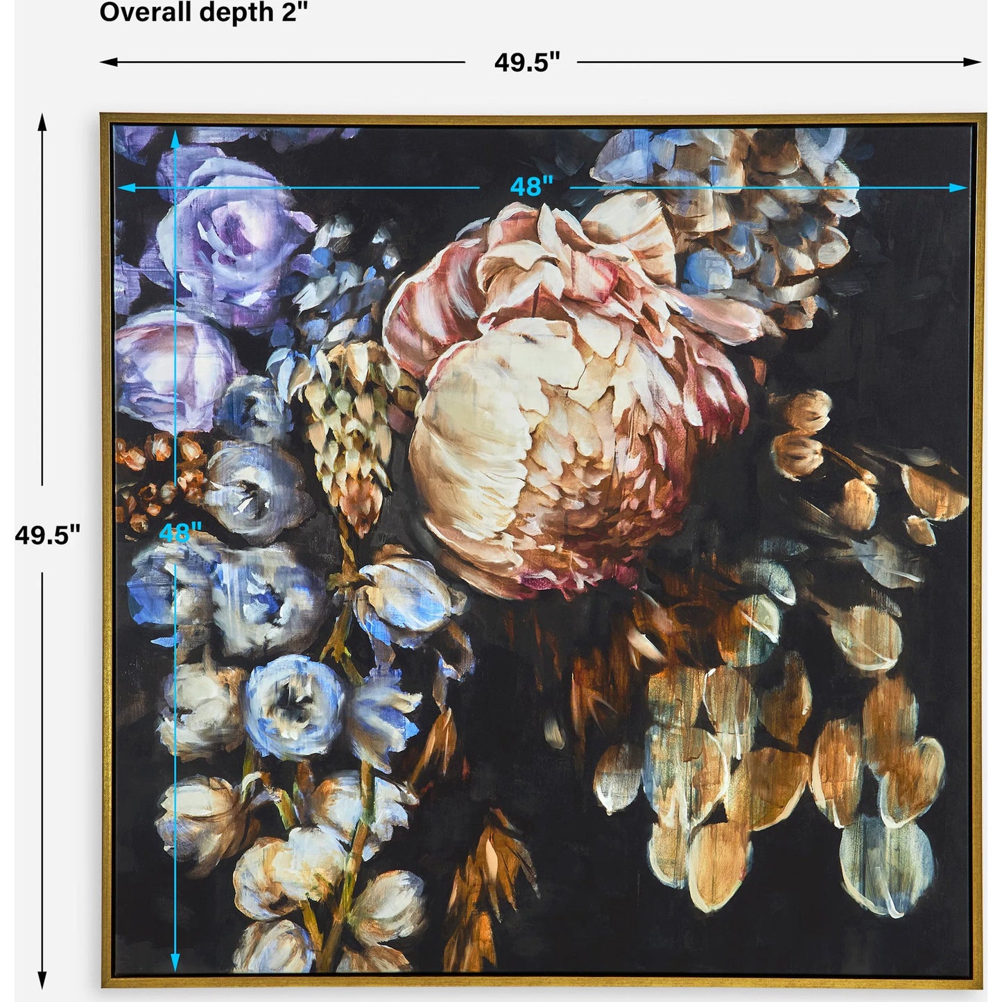 004 SI-2146886 | Additional Silo | Natural Wonder Framed Floral Art by Uttermost. Made from solid wood, canvas in a modern style.