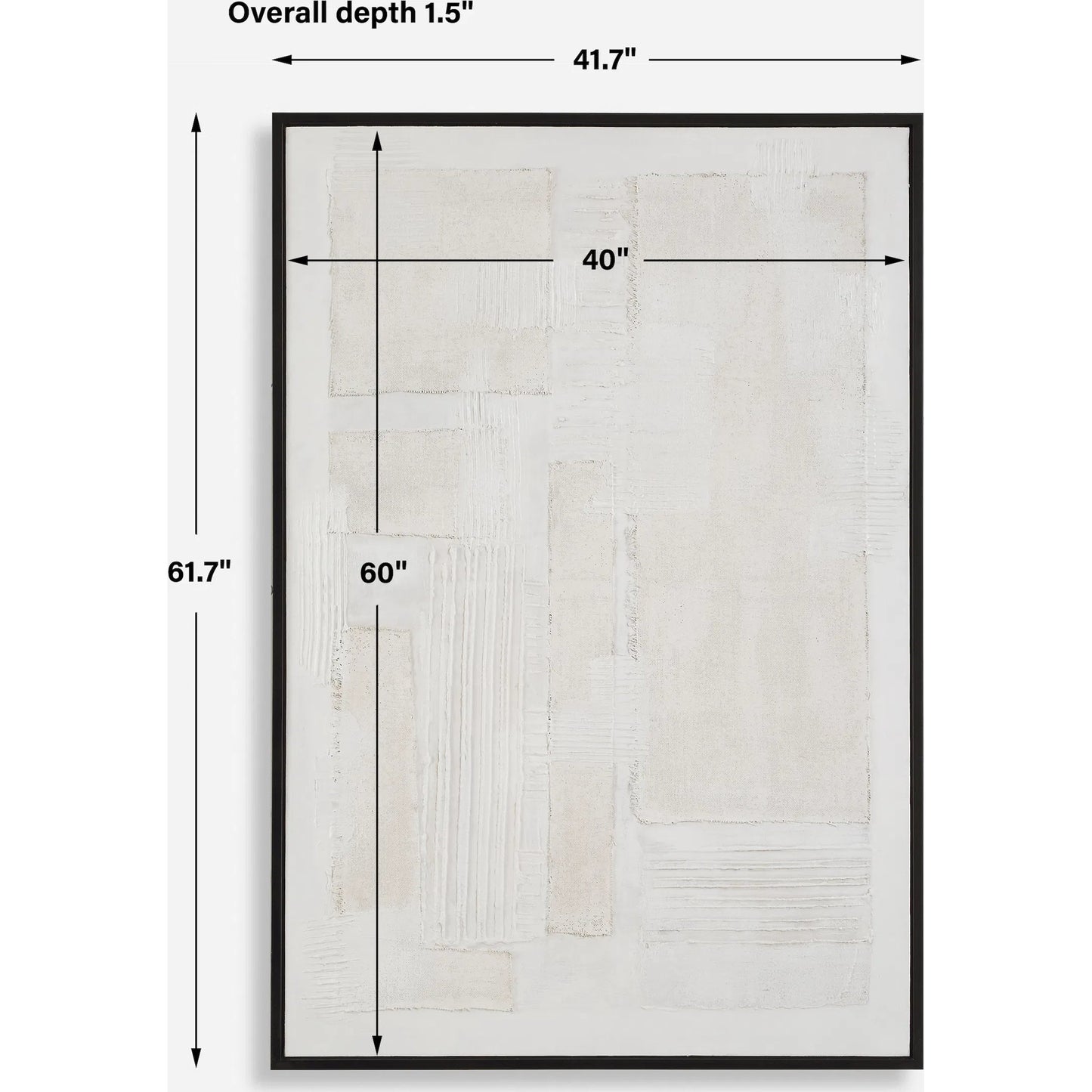 004 SI-2262467 | Additional Silo | Clean Slate Hand Painted Canvas by Uttermost. Made from canvas, pine, plastic, mdf, acrylic in a unique style.