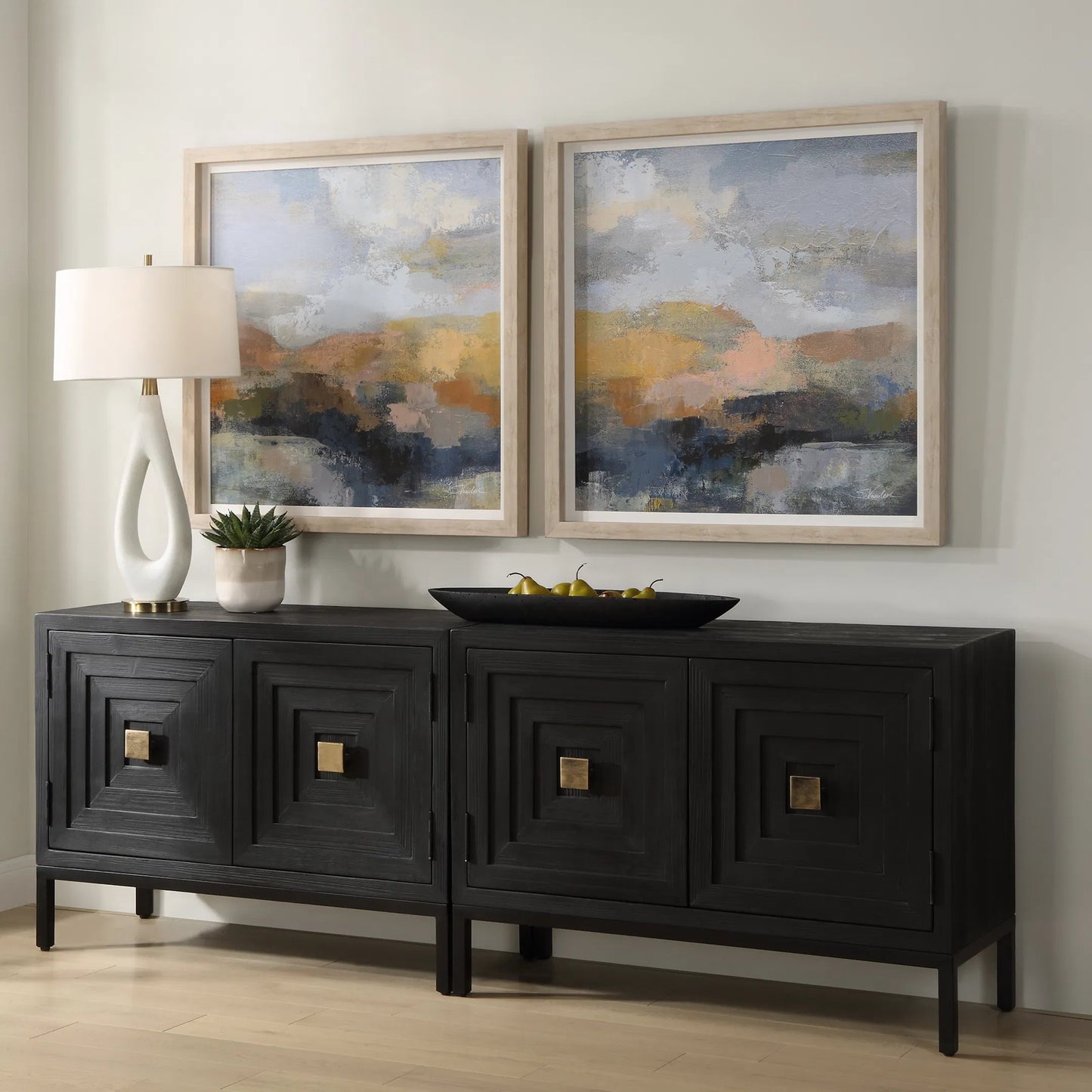 004 SI-2262472 | Lifestyle | Dusk Framed Prints by Uttermost. Made from plastic, glass, mdf, paper in a transitional style.