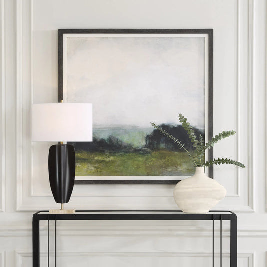 First View of the Water Framed Print by Uttermost. Made from pine, mdf, veneer, paper, linen in a transitional style.