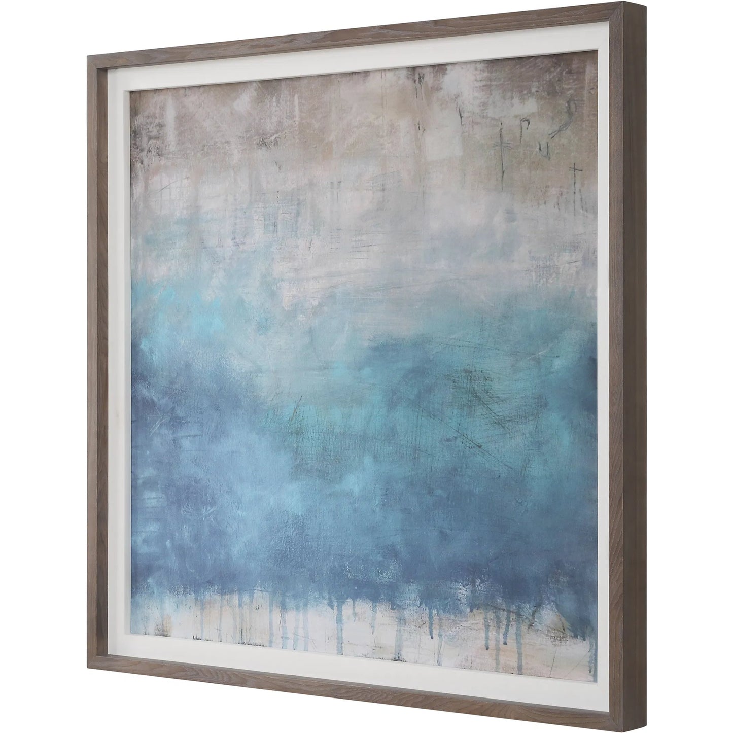 002 SI-2262476 | Additional Silo | Serenity Paused Framed Abstract Print by Uttermost. Made from pine, mdf, veneer, paper, linen in a transitional style.