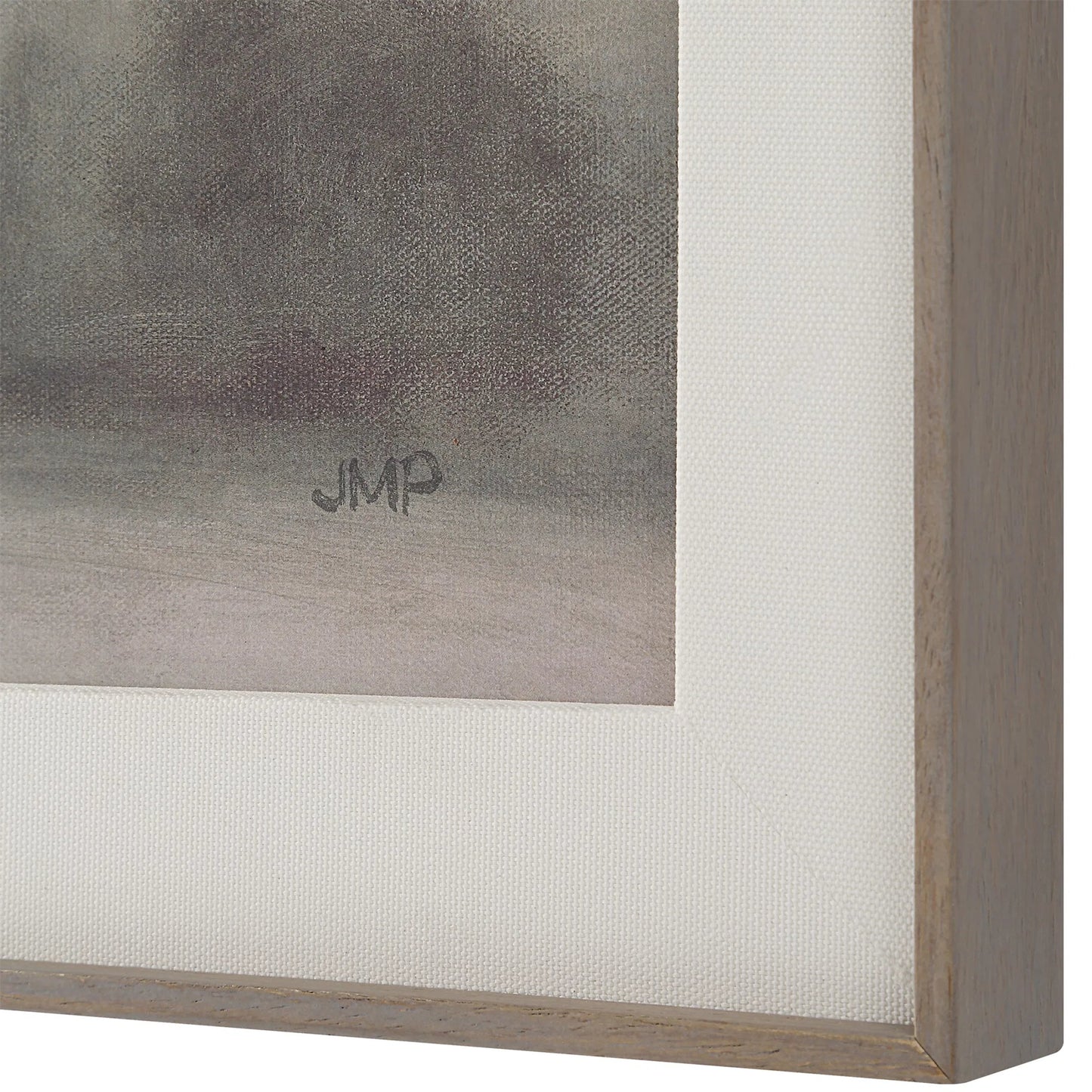 007 SI-2262479 | Lifestyle | Atmospheric Neutral Landscape Print by Uttermost. Made from alumnium, pine, mdf, paper, linen in a traditional style.