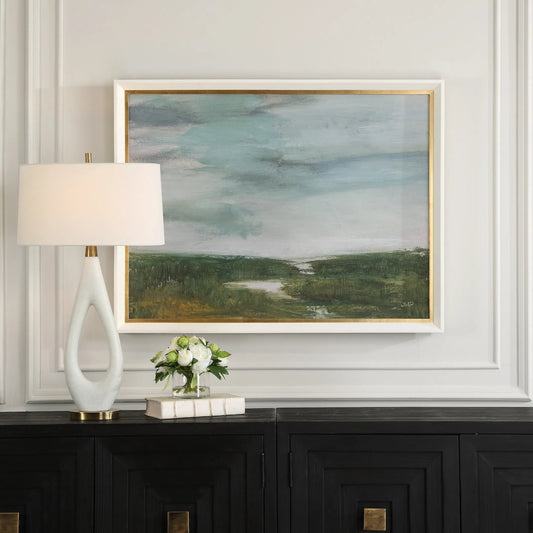The Path of the Water Framed Print by Uttermost. Made from pine, mdf, paper in a transitional style.