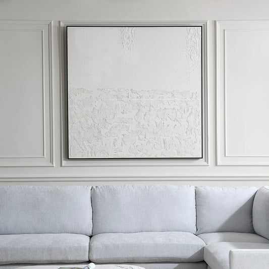 Below the Surface Abstract Art by Uttermost. Made from canvas, firwood frame, mdf in a transitional style.